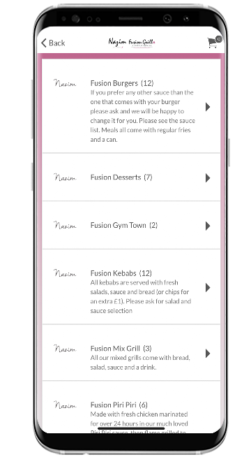Brand New Nazim App Coming Soon! Order, View Menu, Book on the app that's full of amazing new features